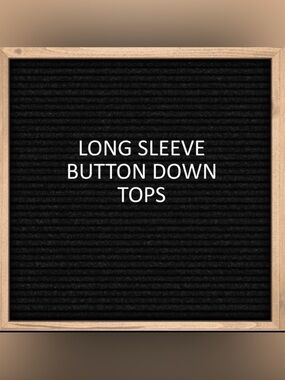 Long Sleeve Button Down Tops
